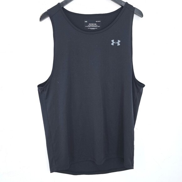 Under Armour Men's Black Workout Tech Tank Top Size Large - Picture 1 of 3